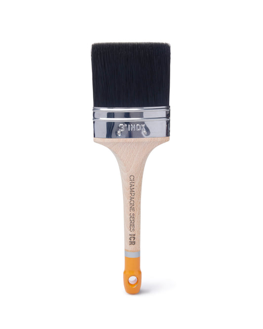 ICR Champagne Series Flat Oval Brush w/ Bulova INOX ferrule