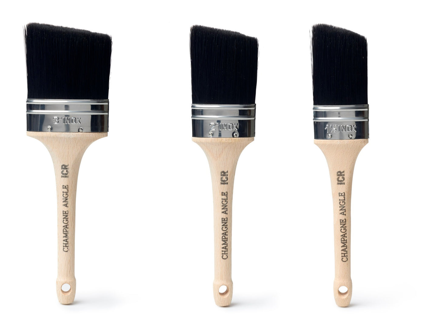Champagne Series Oval Angled Brush- 1.5", 2", 3"